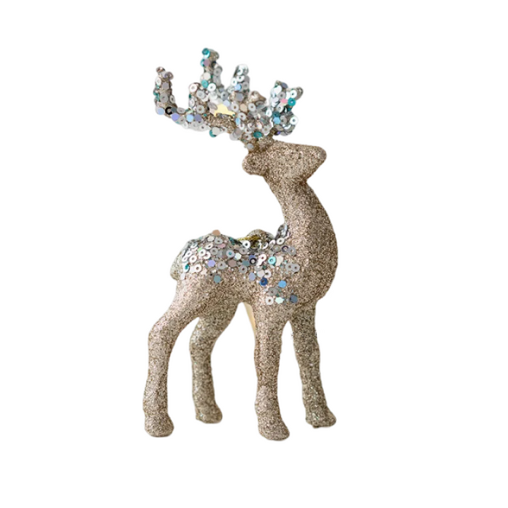Sparkling Deer Ornament – Luxury Christmas Decoration for a Festive Atmosphere Kalsten