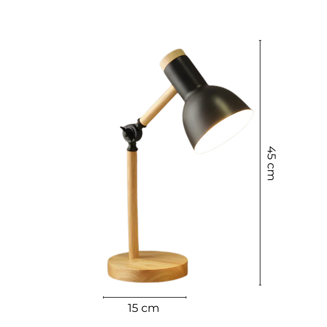 Adjustable Macaron LED Table Lamp Made of Wood | Kalsten