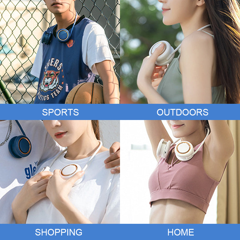 Foldable USB Mini Portable Neck Fan | Kalsten