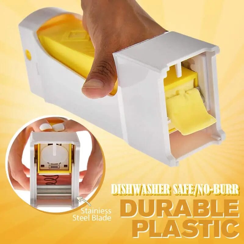 One Click Stick Butter Cutter Cheese Splitter Slicer | Kalsten