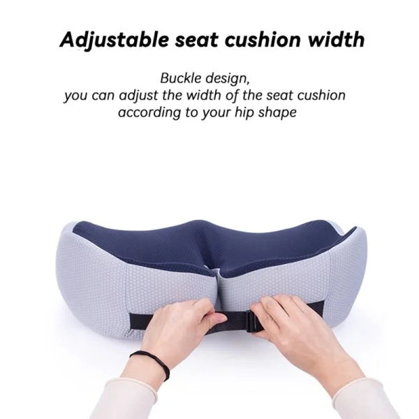 Kalsten | Adjustable Memory Foam Sit Bone Relief Seat Cushion