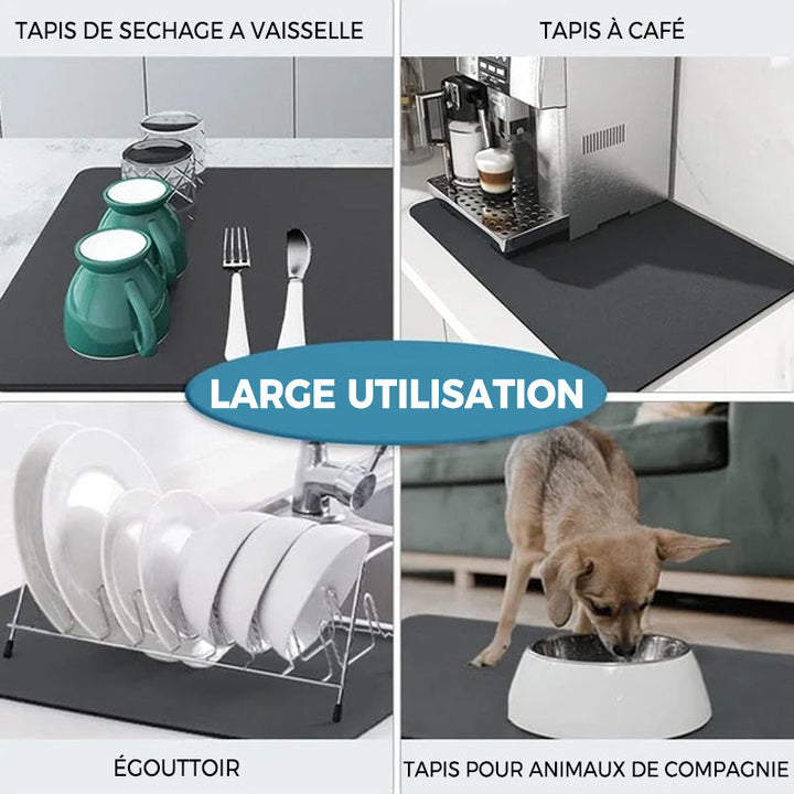 Super absorbent kitchen drainage mat | Kalsten