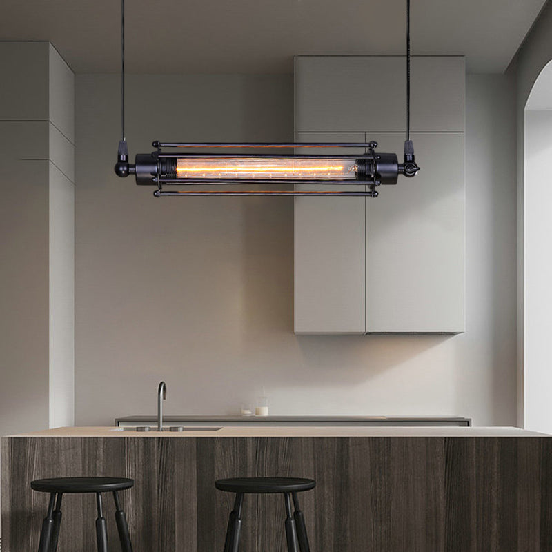 Iron Antique Flute Retro Industrial Style Pendant Lights with Tungsten Bulb | Kalsten