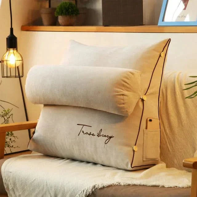 Kalsten | Wedge Back Support Pillow with Neck Roll