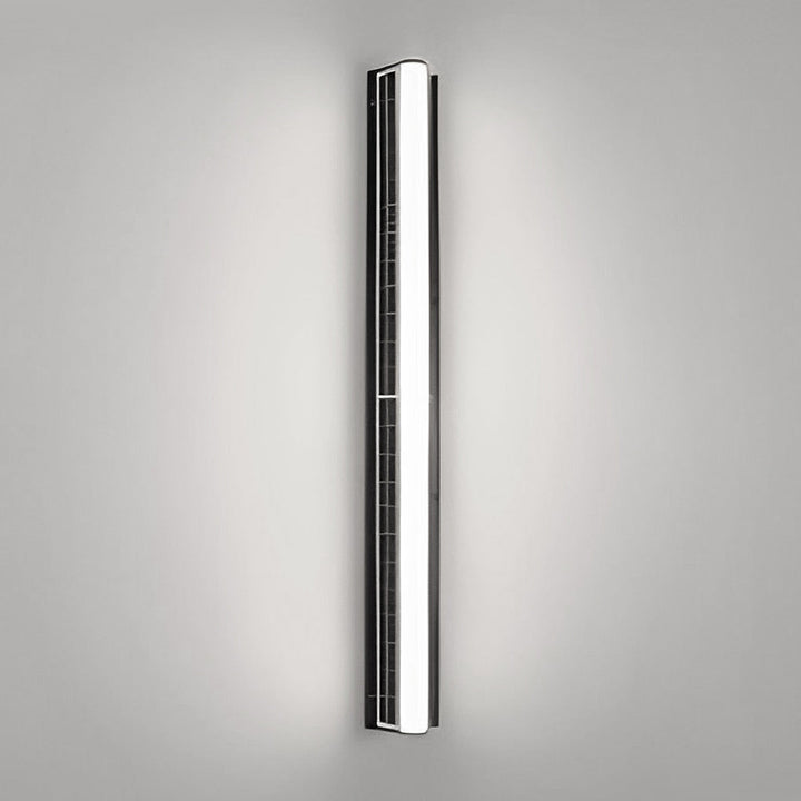 Long Acrylic LED Solar Outdoor Wall Light Waterproof Linear Wall Mounted Lighting | Kalsten