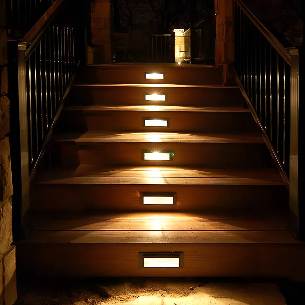 Rectangular & Grilles 3W LED IP65 Stair Wall Reccessed Lights Integrated Step Lighting | Kalsten