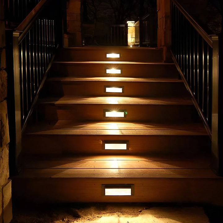 Rectangular & Grilles 3W LED IP65 Stair Wall Reccessed Lights Integrated Step Lighting | Kalsten