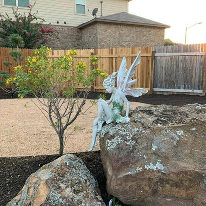 Kalsten | Sitting Fairy Garden Statue