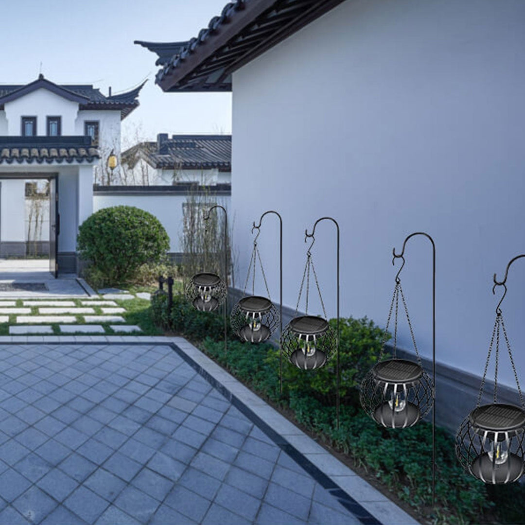 Solar Pumpkin Lantern Design LED Outdoor Hanging Decorative Light | Kalsten