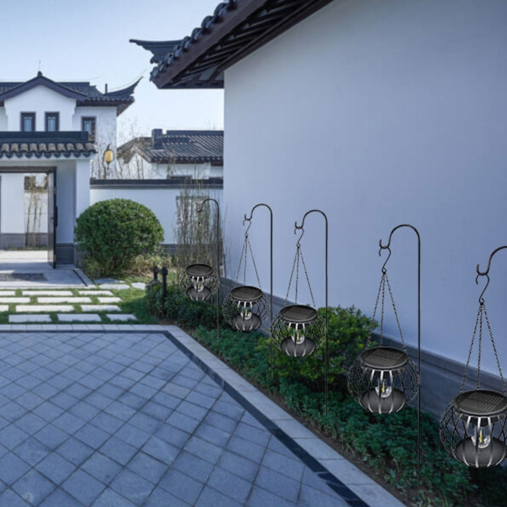 Solar Pumpkin Lantern Design LED Outdoor Hanging Decorative Light | Kalsten