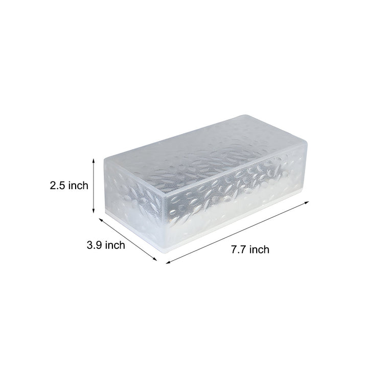 2Pcs Solar LED 10 Hours Max Brick Lights for Modern Outdoor Step Deck Ambiance - Rectangular | Kalsten