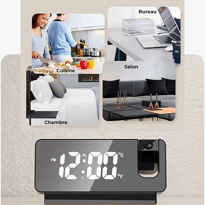Intelligent digital projection clock | Kalsten