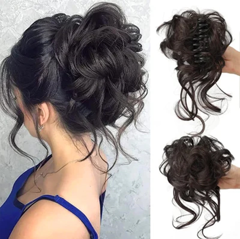 Hair bun ponytail with clip | Kalsten