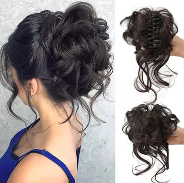 Hair bun ponytail with clip | Kalsten