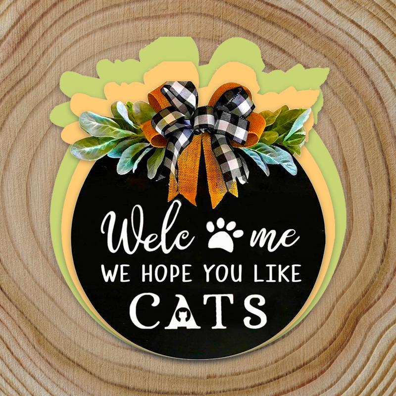 Wooden Welcome Panel on Animals | Kalsten