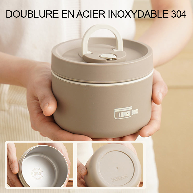 Leak-proof Lunch Box With Thermal Insulation In Stainless Steel | Kalsten