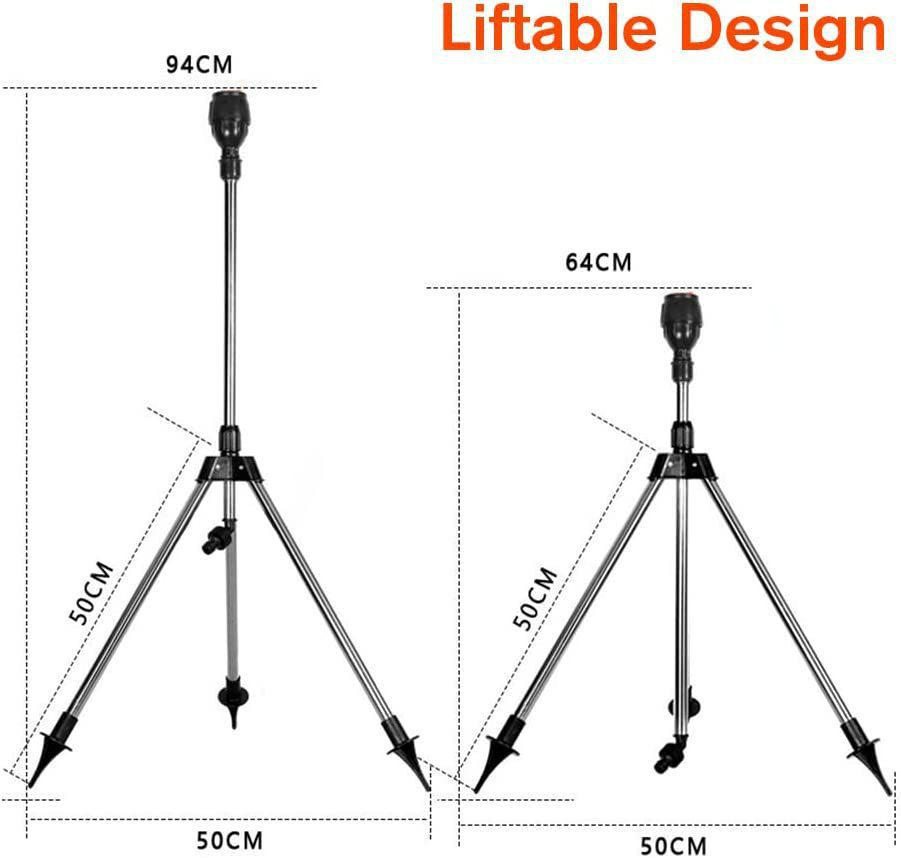 Kalsten | Automatic Rotating Garden Sprinkler with Retractable Tripod for the Garden
