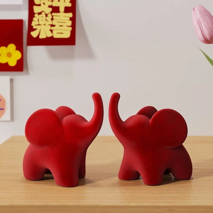Kalsten | Eclectic Elephant Resin Figurines