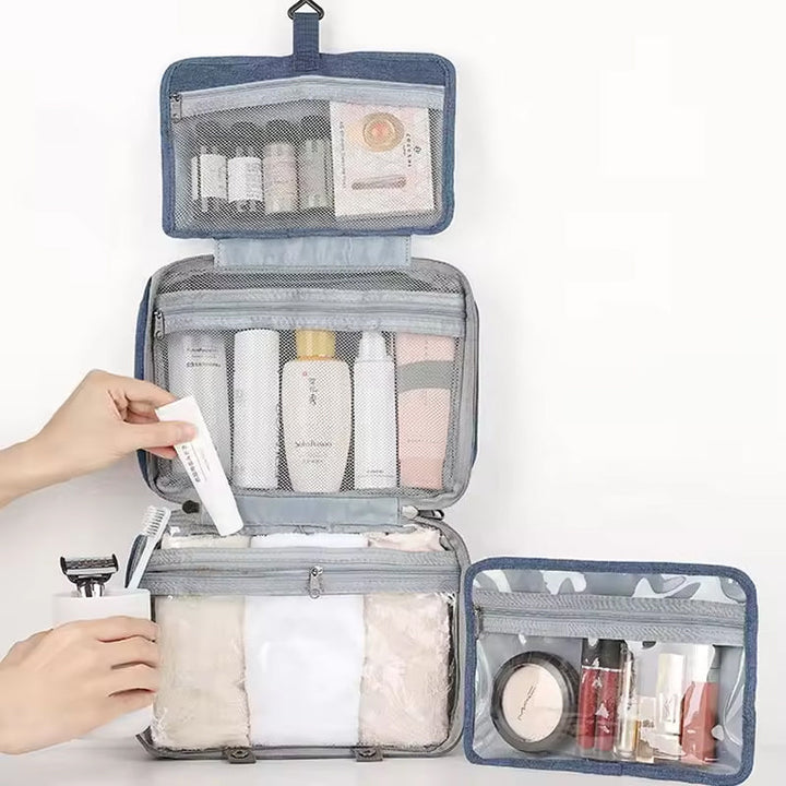 Water-repellent make-up bag with hanging hook | Kalsten