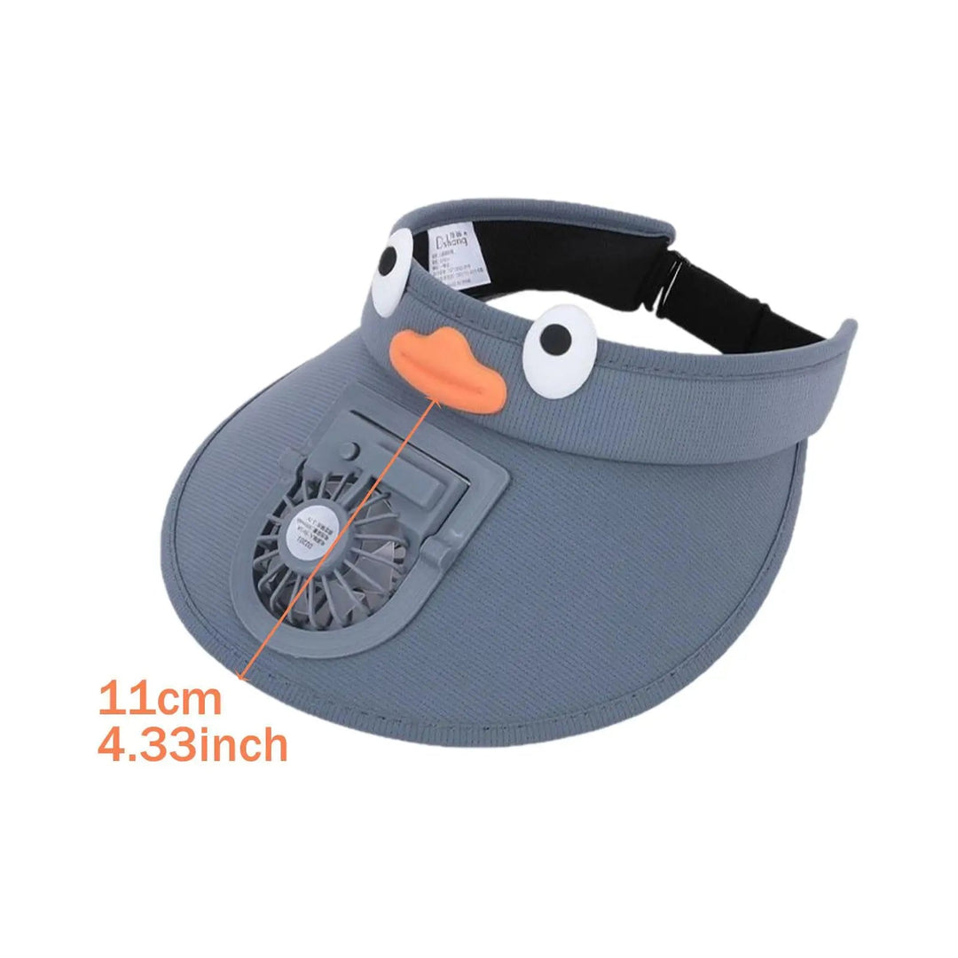 Kids Sun Visor Hat with Cooling Fan Hat | Kalsten