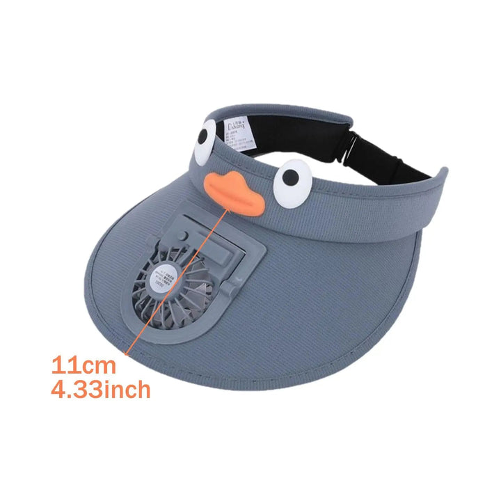 Kids Sun Visor Hat with Cooling Fan Hat | Kalsten