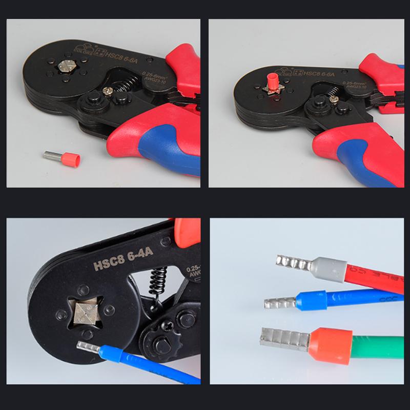 End sleeves crimping tool set with cable lugs | Kalsten