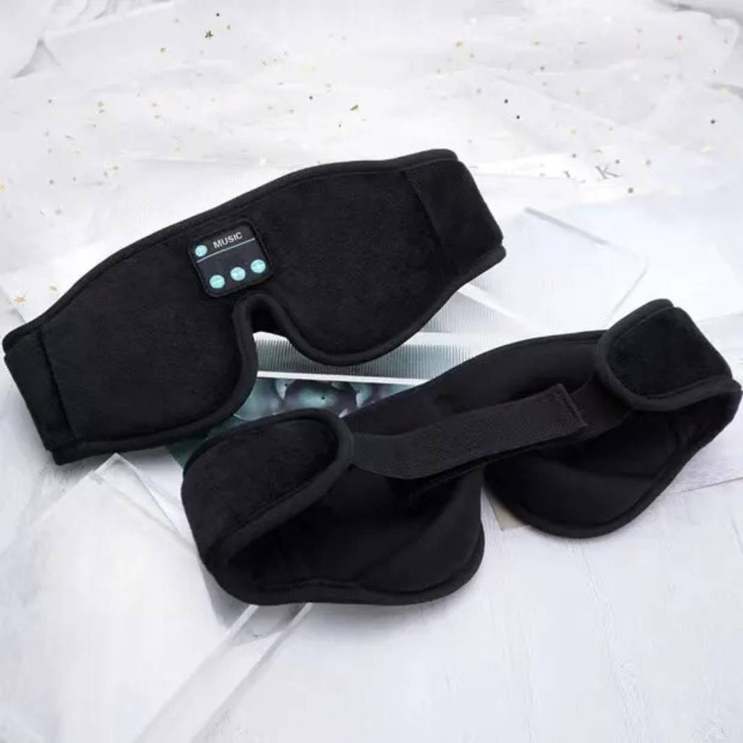 DreamSounds Bluetooth Sleeping Mask with Built-in Headphones | for Travel - Meditation - Light Blocking Comfort Kalsten