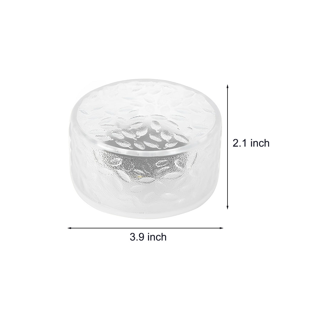 4 Pcs Integrated LED Round Ice Bricks Lights Steps Lighting for Christmas Ambience | Kalsten