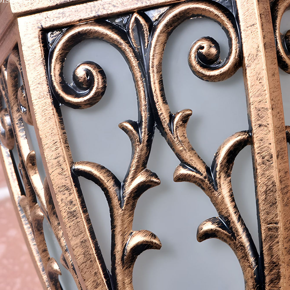 Outdoor Vintage Bronze Wall Light 1-light Wall-Mount Lantern | Kalsten