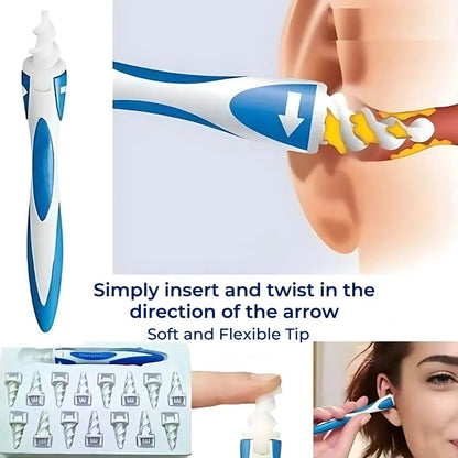 ClearEar | Silicone Earwax Remover – Safe – Non-invasive – Flexible for Ear Hygiene – Hearing Comfort – Clarity & Relief from Nervous Itching
