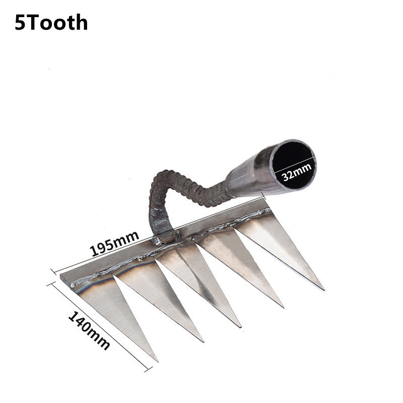 TuinGrijp Carbon Steel Weeding Rake for Garden Maintenance | Kalsten