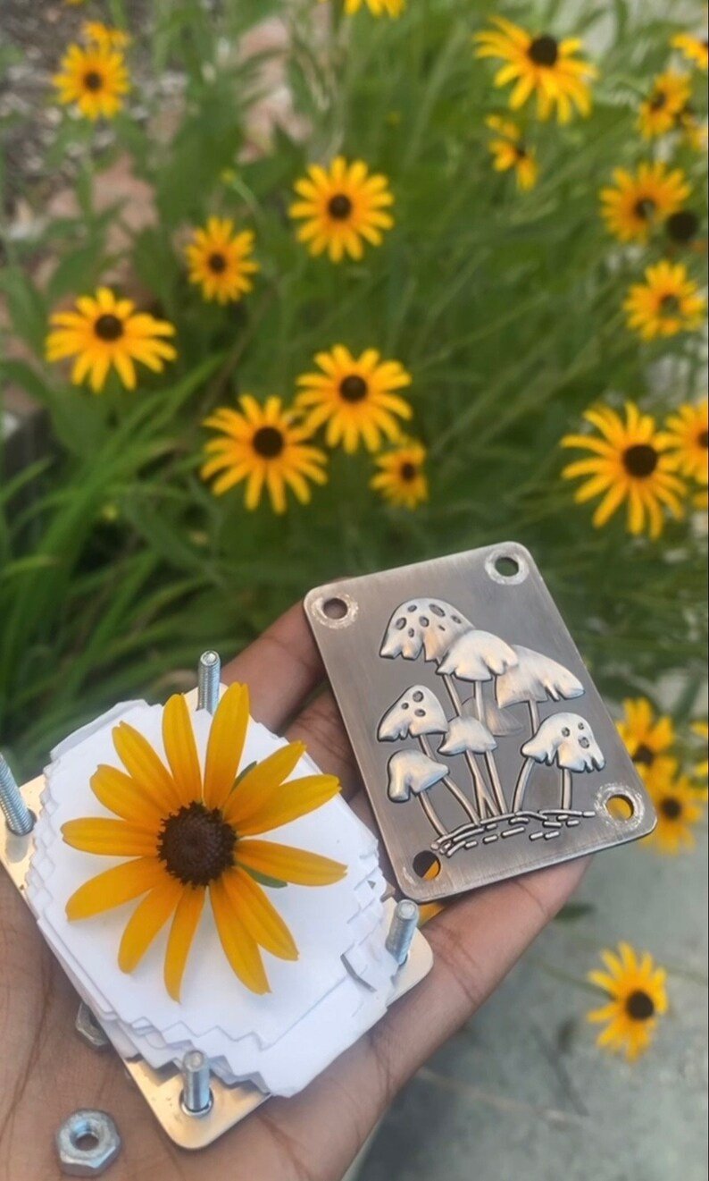 Kalsten | Mini Flower Press | Compact Botanical Keepsake Maker | Portable Craft Tool