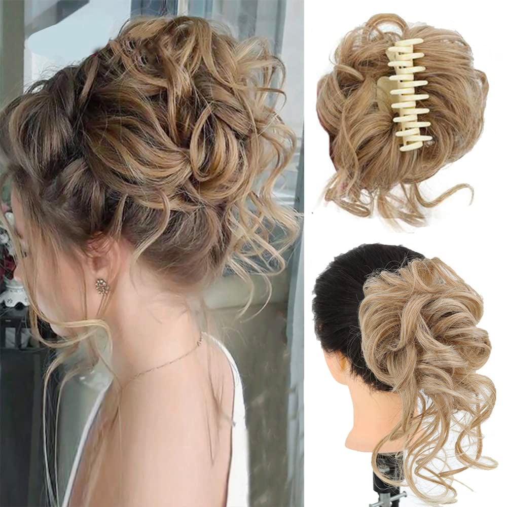 Curly Bun Hair Claw Clips Kalsten