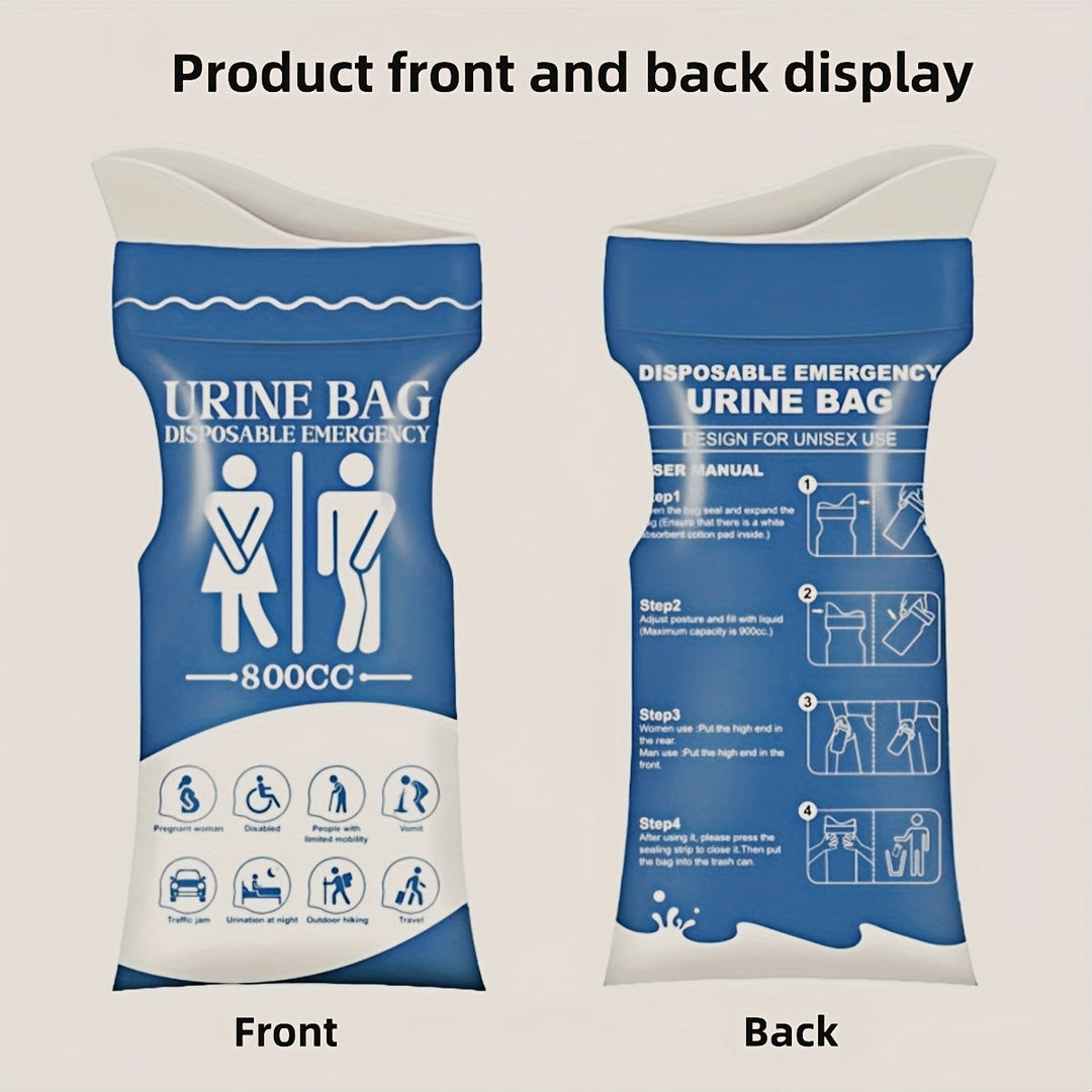 Disposable Urine Bag 800 ml for Car & Travel | Kalsten