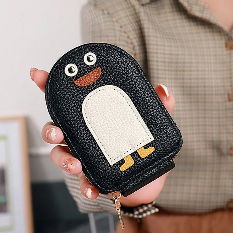 Kalsten | Cute Penguins PU Credit Card Coin Wallet
