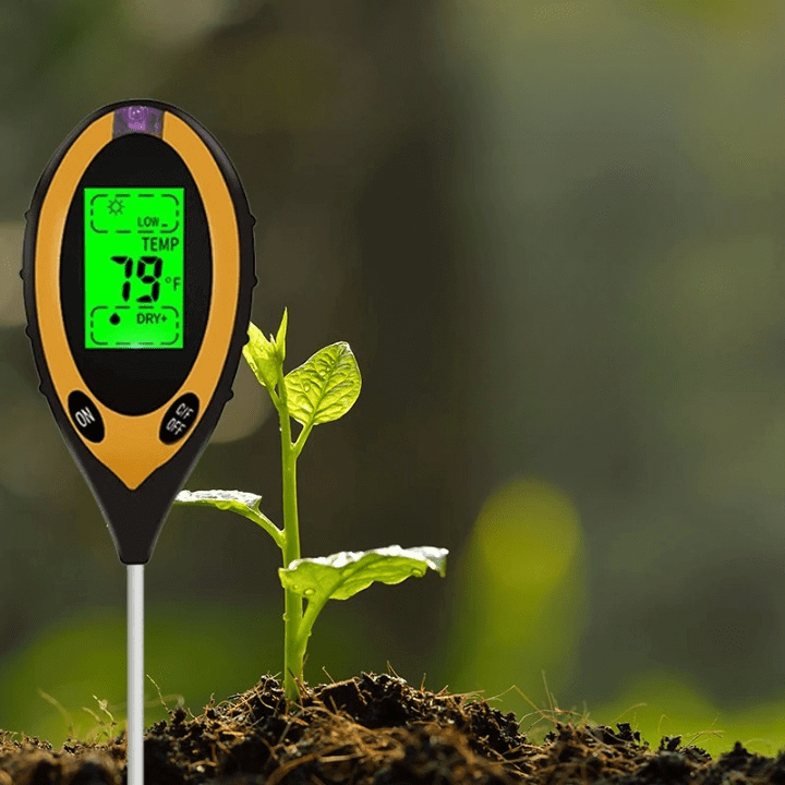 Kalsten | 4-in-1 Soil Analyzer: pH, Moisture, Temperature, Light