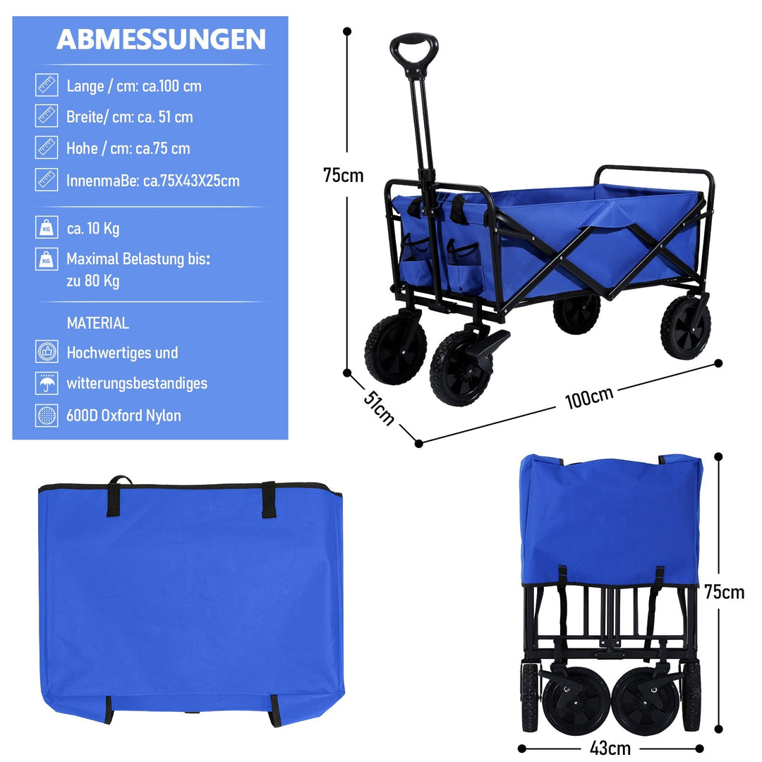 Trolley Tipping cart Transport cart 100kg load capacity | Kalsten