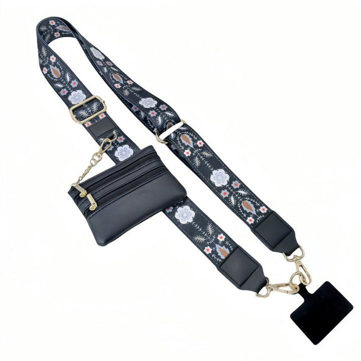 Kalsten | Adjustable Phone Lanyard Crossbody Strap with Wallet