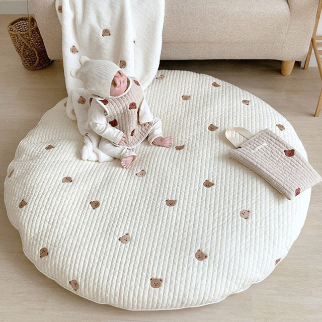 Kalsten | Bear Embroidery Baby Play Mat