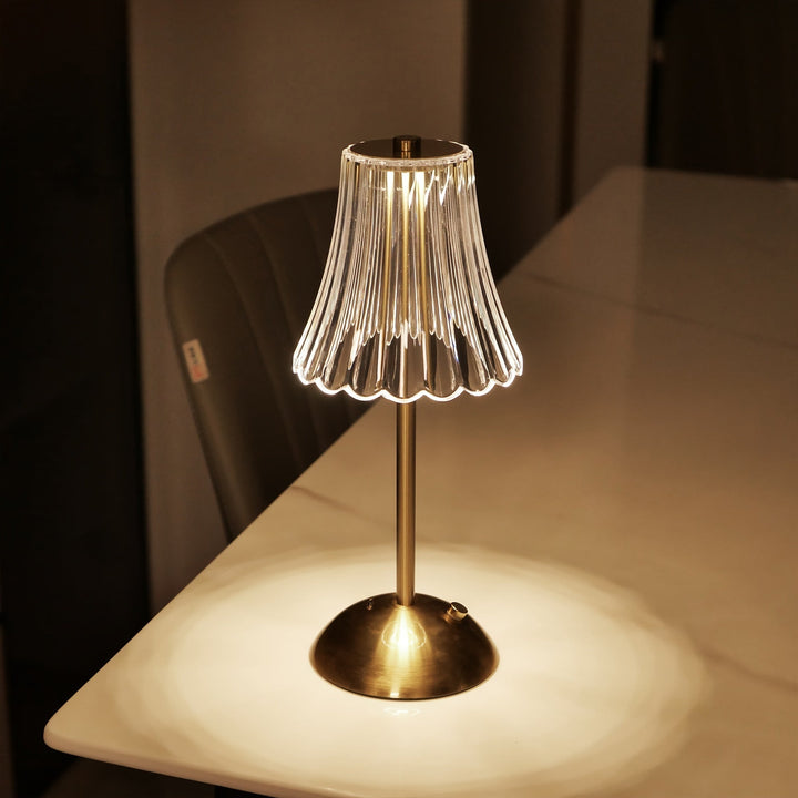 Crystaluxe Lamp - LED Crystal Table Lamp with Touch Function Kalsten