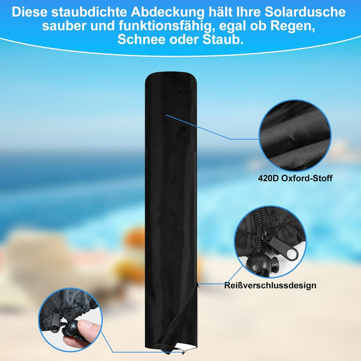 Solar shower 35L garden shower incl. protective cover | Kalsten