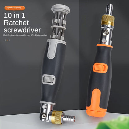 Skanto | 10-in-1 Multi-Angle Ratchet Screwdriver Professional Tools