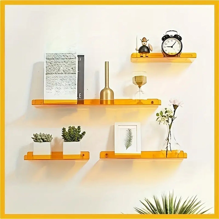 Kalsten | Floating Wall Shelf - Industrial Wall Shelf - Shower Shelf - Shower Board - Blue