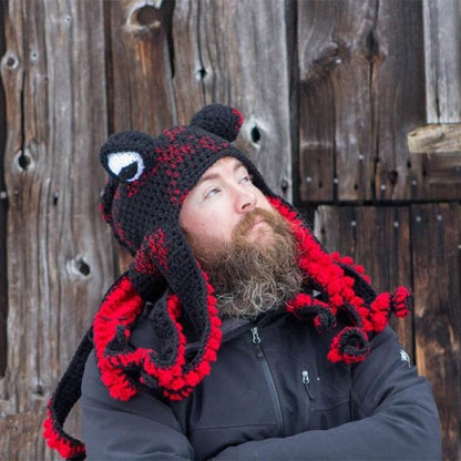 Skanto | Crochet Octopus Hat – Unique Hat with Tentacles for Costume & Winter (Gift Idea)