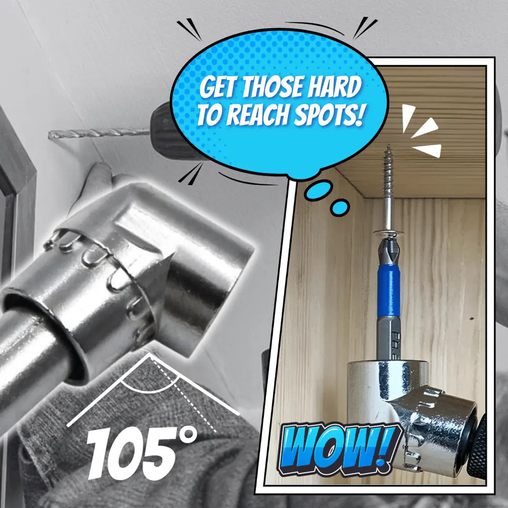 Kalsten | 105° Angle Drill Adapter with Magnetic Handle Set