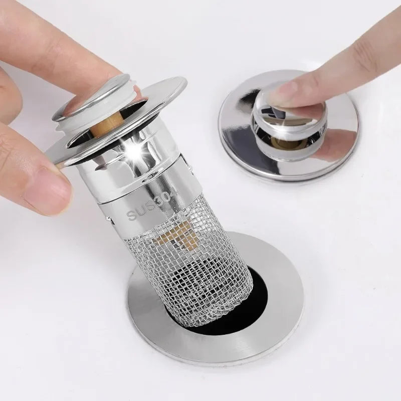 Stainless Steel Drain Filter with Hair Catcher – Rustproof Sieve for Kitchen and Bathroom, Clog-free | Noxord