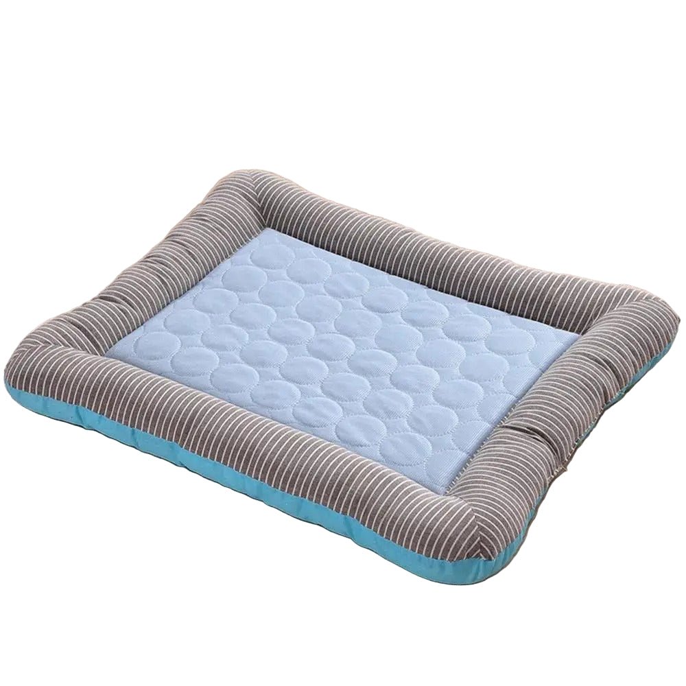 Cooling mat for pets with raised padded edge | Kalsten