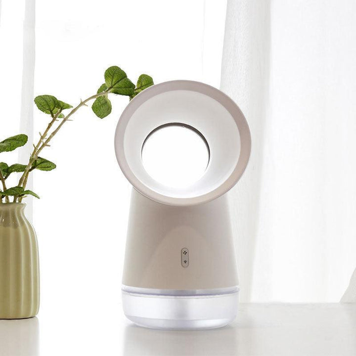 Bladeless USB Humidifier Fan with LED Night Light | Kalsten