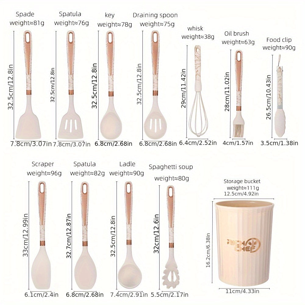 Premium Cooking - Cooking pleasure with the Elegant Silicone Kitchen Utensil Set Kalsten