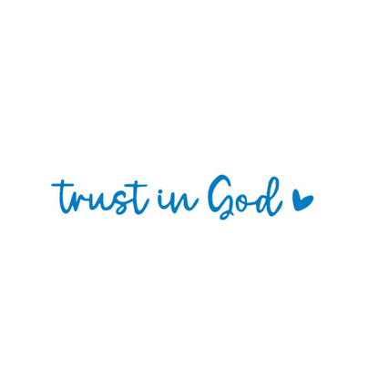 BowLift | “Trust in God” Rear-View Mirror Decal
